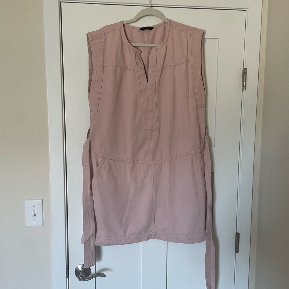 Short Pink Banana Republic Tie Dress Size L